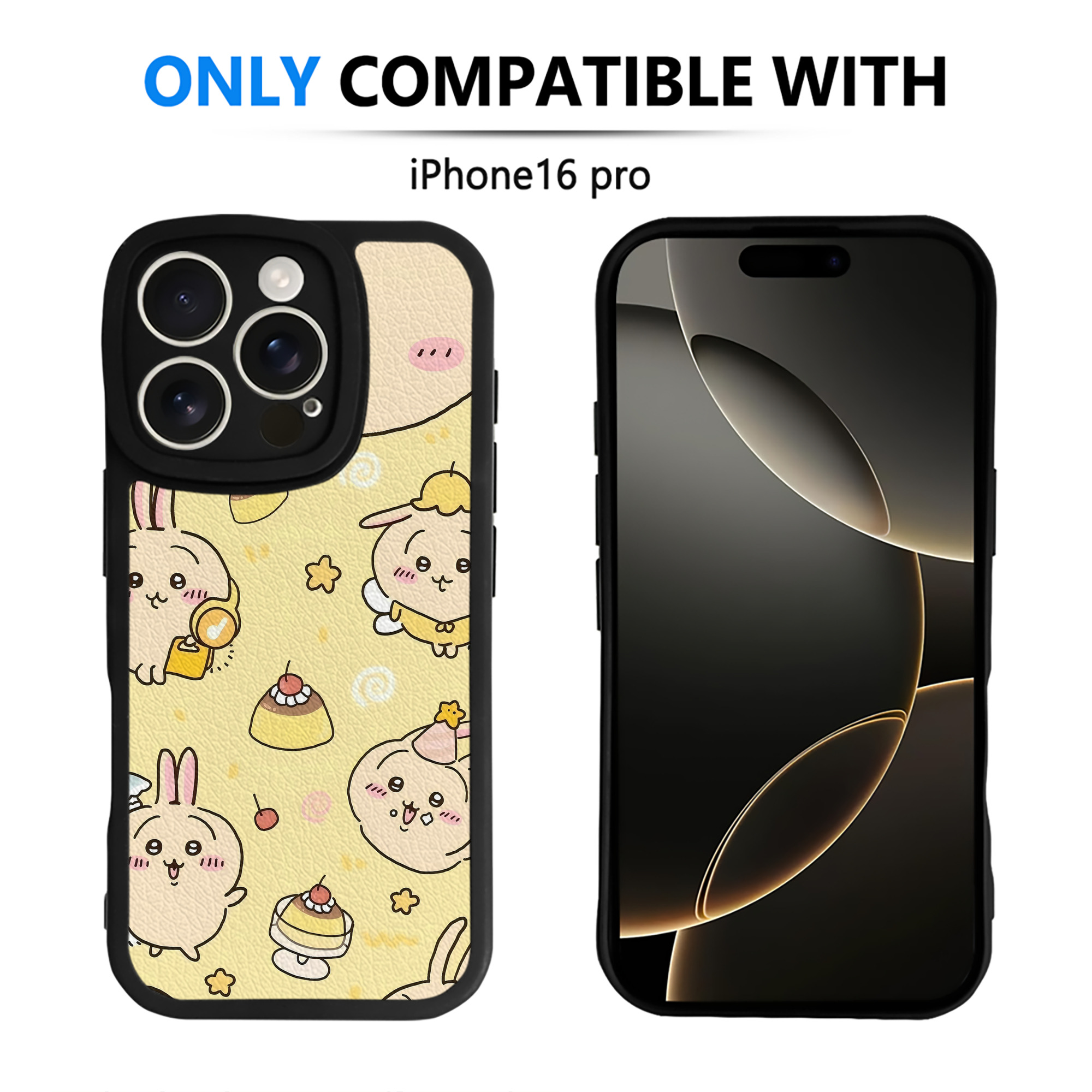 （画像用） ちいかわ Chii-kawa 【iPhone 16シリーズ対応】シリコンスマホケース（レザー調） 材質：シリコン
